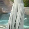 Ananda's Collection | Sage Button-Accent Wide-Leg Palazzo Pants - Women 2 Ananda's Collection | Sage Button-Accent Wide-Leg Palazzo Pants - Women -Ananda's Collection Shop zu103619504 main tm1645815218