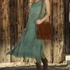 Ananda's Collection | Green Damask Maxi Dress - Women 2 Ananda's Collection | Green Damask Maxi Dress - Women -Ananda's Collection Shop zu57636115 alt 1 tm1526493551