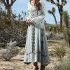 Ananda's Collection | Sage Embroidered Back-Tie Long-Sleeve Maxi Dress - Women -Ananda's Collection Shop zu71088160 main tm1552944516