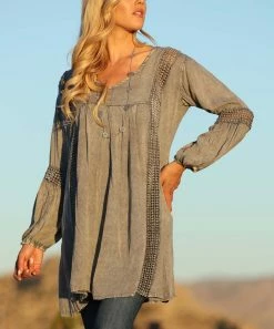 Ananda's Collection | Gray Crochet-Accent Long-Sleeve Tunic - Women & Plus 10 Ananda's Collection | Gray Crochet-Accent Long-Sleeve Tunic - Women & Plus -Ananda's Collection Shop zu73591983 alt 3 tm1563300474