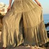 Ananda's Collection | Olive Tiered Tie-Waist Palazzo Pants - Women -Ananda's Collection Shop zu83784525 alt 3 tm1647888606