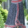 Ananda's Collection | Black & Red Paisley Floral Ruffle Maxi Skirt - Women -Ananda's Collection Shop zu90875653 main tm1605725686